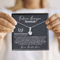 Personalized Future Lawyer Alluring Beauty Necklace - Love You This Much