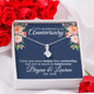 Personalized Girlfriend Anniversary Alluring Beauty Necklace - Love You This Much