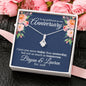 Personalized Girlfriend Anniversary Alluring Beauty Necklace - Love You This Much