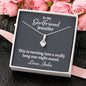 Personalized Girlfriend "One Night Stand" Alluring Beauty Necklace - Love You This Much