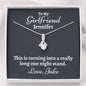Personalized Girlfriend "One Night Stand" Alluring Beauty Necklace - Love You This Much