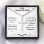Personalized Godfather Proposal Cross Necklace - Love You This Much