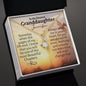 Personalized Granddaughter Alluring Beauty Necklace - Love You This Much
