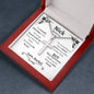 Personalized Guy Best Friend Ball Chain Cross Necklace - Love You This Much