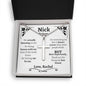 Personalized Guy Best Friend Ball Chain Cross Necklace - Love You This Much