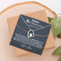 Personalized Happy 6th Anniversary Forever Love Necklace - Love You This Much