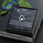 Personalized Happy 6th Anniversary Forever Love Necklace - Love You This Much