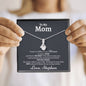 Personalized Mom (Love Son) Alluring Beauty Necklace - Love You This Much
