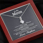 Personalized Mom (Love Son) Alluring Beauty Necklace - Love You This Much