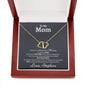Personalized Mom (Love Son) Solid Gold Necklace - Love You This Much