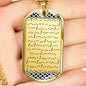 Personalized Morse Code Promise Necklace For Men - Love You This Much