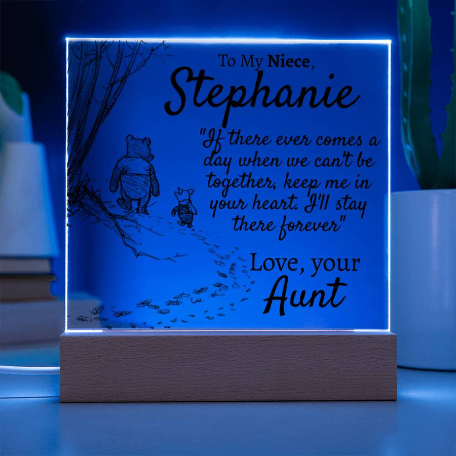 Personalized Niece - Comes a Day - Love Aunt - Love You This Much