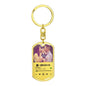 Personalized Our Song Dog Tag Keychain - Love You This Much