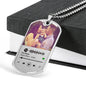 Personalized Our Song Dog Tag Necklace - Love You This Much