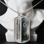 Personalized Sobriety Dog Tag Necklace - Love You This Much