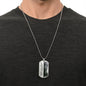 Personalized Sobriety Dog Tag Necklace - Love You This Much