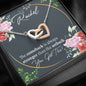 Personalized Sobriety Interlocking Hearts Necklace - Love You This Much