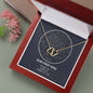 Personalized Solid Gold Star Map Necklace - Love You This Much
