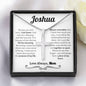 Personalized Son Wedding (Day You Were Born) Cross Necklace - Love You This Much