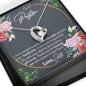 Personalized Stepdaughter Wedding Forever Love Necklace - Love You This Much