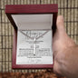 Promise Cuban Cross Necklace - Love You This Much