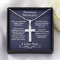 Promise Necklace Cross For Him - Love You This Much