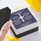 Promise Necklace Cross For Him - Love You This Much