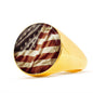 Rustic American Flag Ring - Love You This Much
