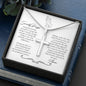 Serenity Prayer Cross Necklace - Love You This Much