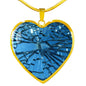 Shattered Glass Heart Necklace - Love You This Much