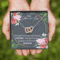 Sister In Law (Became Friends) Interlocking Hearts Necklace - Love You This Much