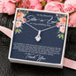 Sister in Law on my Wedding Day Alluring Beauty Necklace - Love You This Much