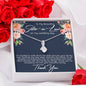Sister in Law on my Wedding Day Alluring Beauty Necklace - Love You This Much