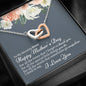 Sister (Mother's Day) Interlocking Hearts Necklace - Love You This Much