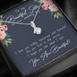 Sister (on Wedding Day) Alluring Beauty Necklace - Love You This Much