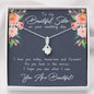 Sister (on Wedding Day) Alluring Beauty Necklace - Love You This Much