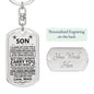 Son Carry You Keychain - Love You This Much
