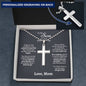 Son Graduation (Love Mom) Ball Chain Necklace - Love You This Much