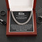 Son (Mom & Dad) Cuban Chain Necklace - Love You This Much
