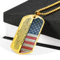 Son Wedding Day (Love Dad) Dog Tag Necklace - Love You This Much