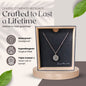 Son Wedding (from Mom) Compass Necklace - Love You This Much