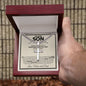 Son Wedding (From Parents) Cross Cuban Necklace - Love You This Much
