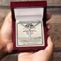 Son Wedding (From Parents) Cross Cuban Necklace - Love You This Much