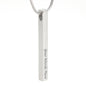 Son Wedding Love Mom Bar Necklace - Love You This Much