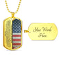 Son Wedding (Love Mom) Dog Tag Necklace - Love You This Much
