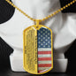Son Wedding (Love Mom) Dog Tag Necklace - Love You This Much