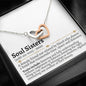 Soul Sister Definition Interlocking Hearts Necklace - Love You This Much