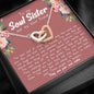 Soul Sister Interlocking Hearts Necklace - Love You This Much