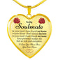 Soulmate Roses Heart Necklace - Love You This Much