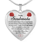 Soulmate Roses Heart Necklace - Love You This Much